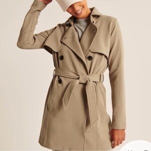Abercrombie & Fitch Classic Beige Trench Coat